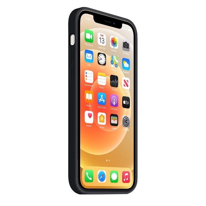 Coque Silicone Moxie BeFluo Fine et Légère pour iPhone , Intérieur Microfibre - Noir