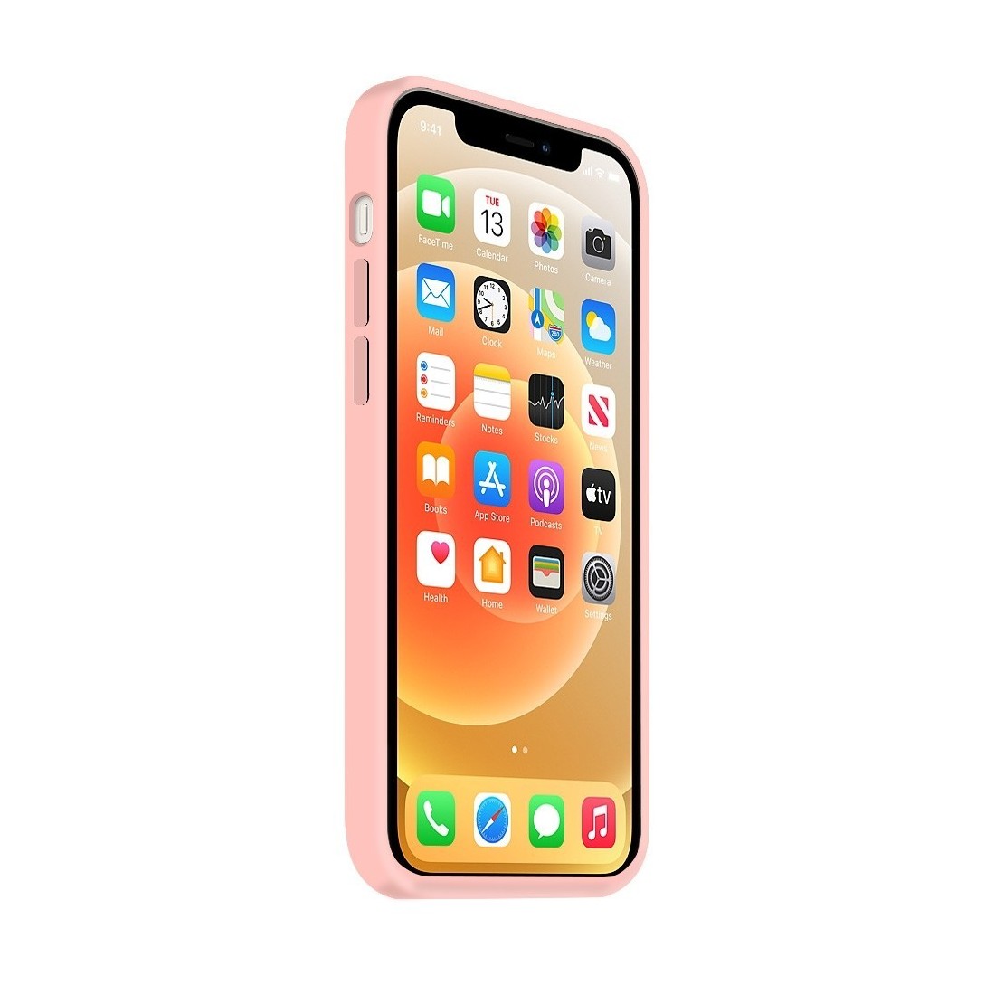 Coque Silicone Moxie BeFluo Fine et Légère pour iPhone, Intérieur Microfibre - Rose clair