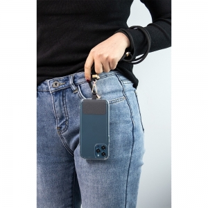 Tour de cou universel pour smartphone - bleu clair