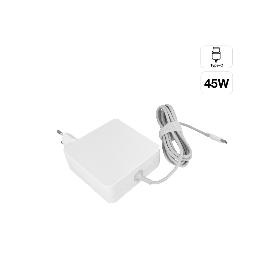 Chargeur Compatible Macbook connectique Type-C  - puissance 45W