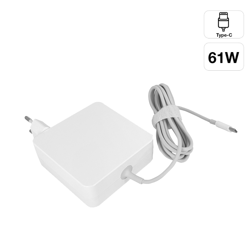 Chargeur Compatible Macbook connectique Type-C  - puissance 61W