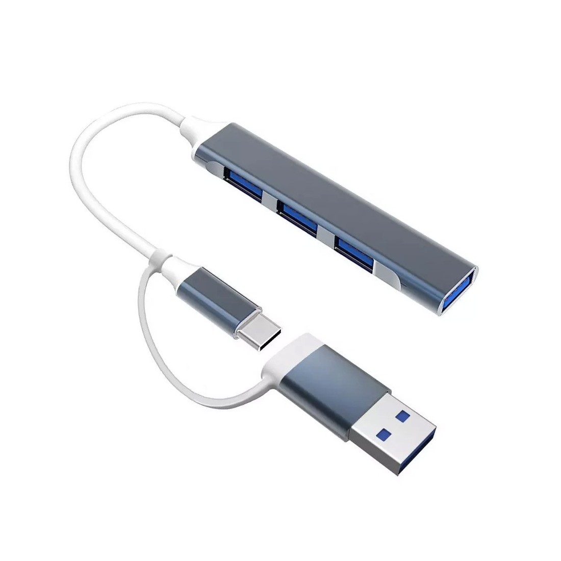 Hub USB-C/USB-A avec 3 ports USB 2.0 + 1 port USB 3.0