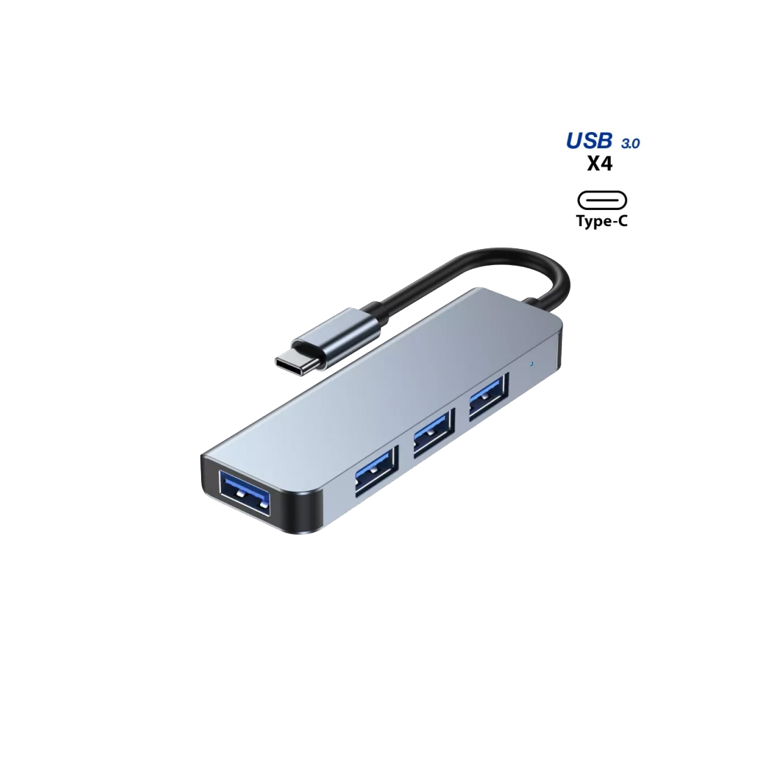 Hub USB-C avec 4 ports USB 3.0