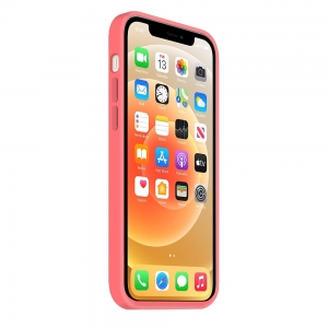 Coque Silicone Moxie BeFluo Fine et Légère pour iPhone, Intérieur Microfibre - Rose