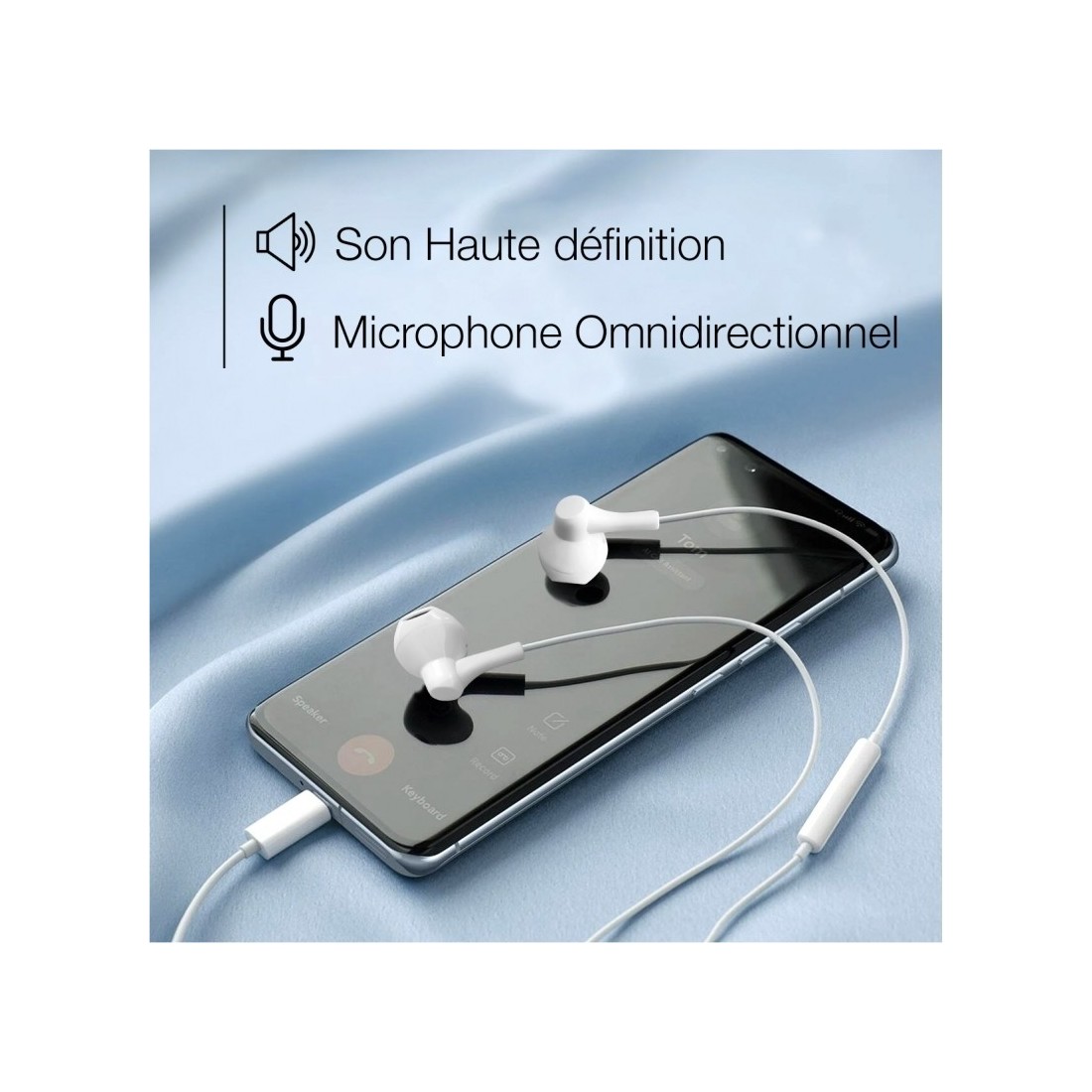 Kit piéton stéréo avec micro connectique Type-C