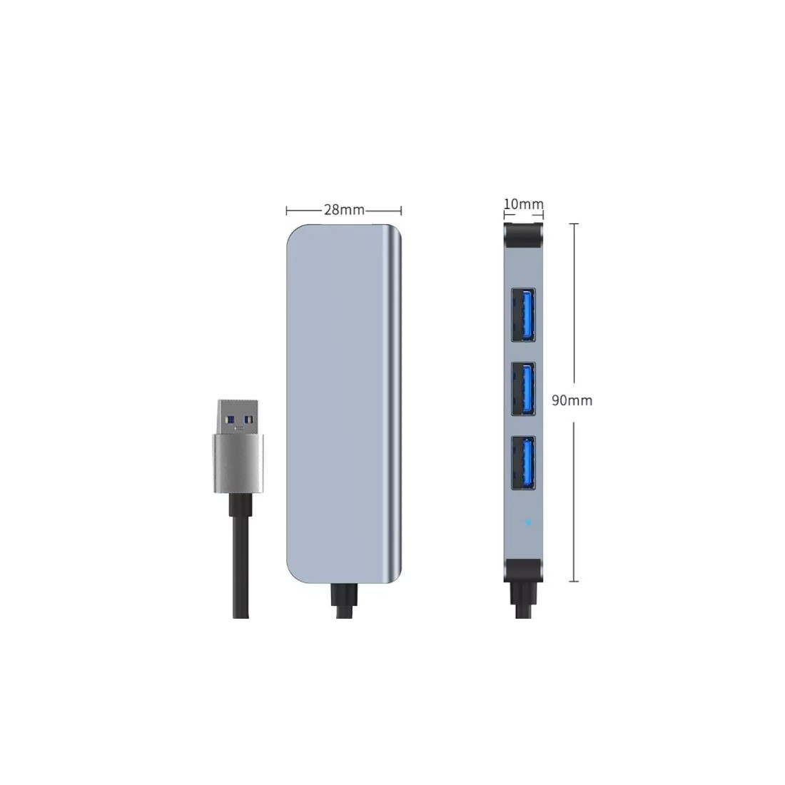 Hub USB-A avec 4 ports USB 3.0