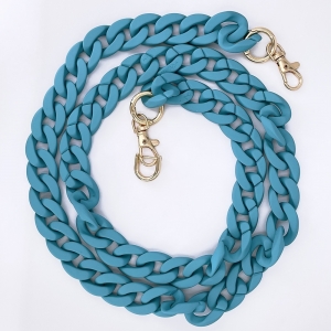 Chaine grosse maille avec pad universel - serie Ibiza -Turquoise