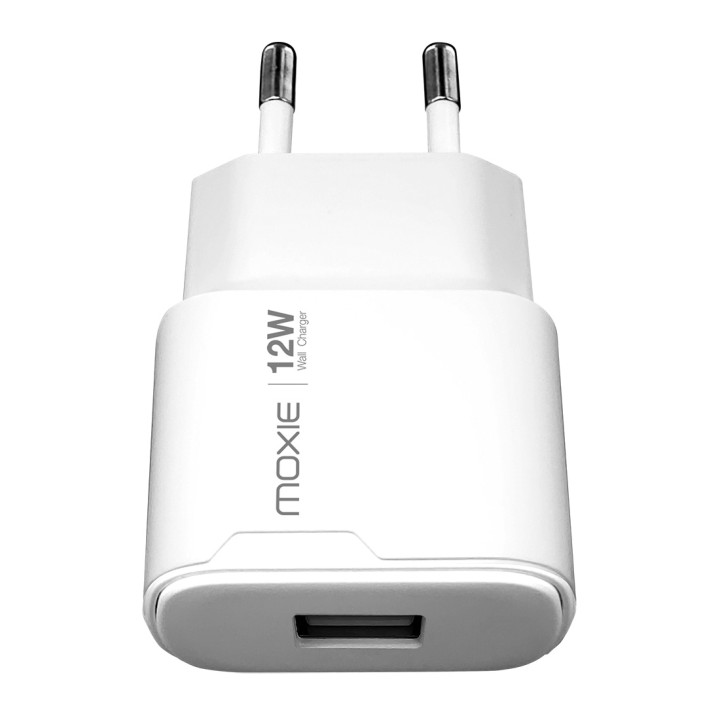Pack Chargeur secteur 12W Mini et câble de charge USB-A vers USB-C