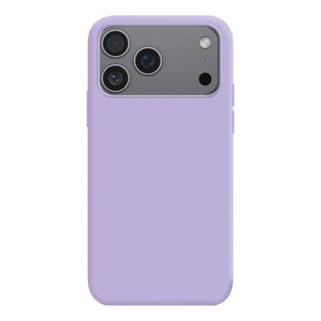 Coque Silicone Moxie BeFluo Fine et Légère pour iPhone, Intérieur Microfibre - Lilas