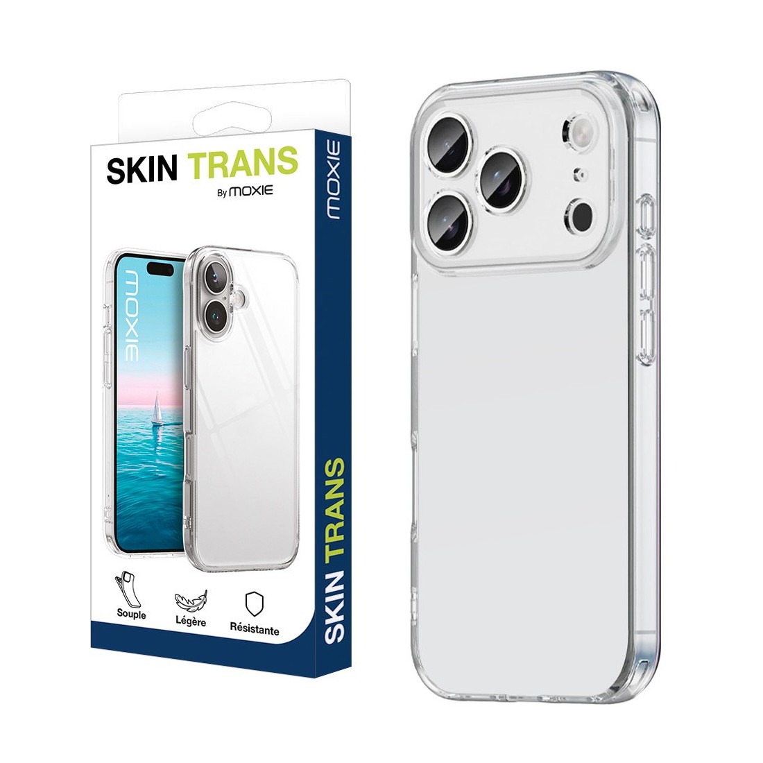 Coque TPU transparente ultra fine pour iPhone