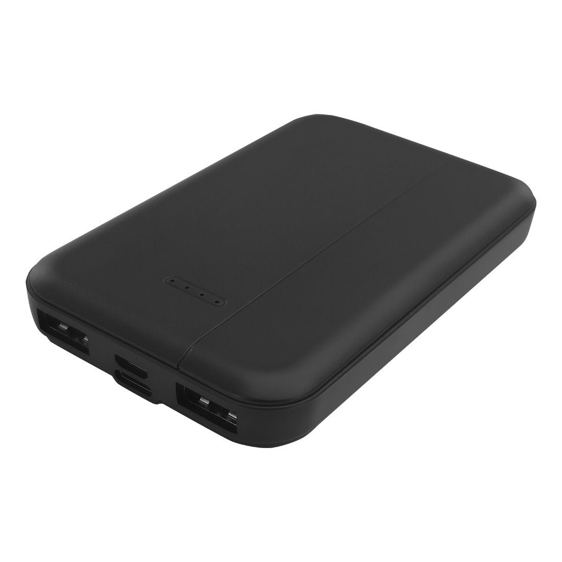 Powerbank PowerSlim 5000mAh, MOXIE 2 USB - Micro USB/Type-C - Noir