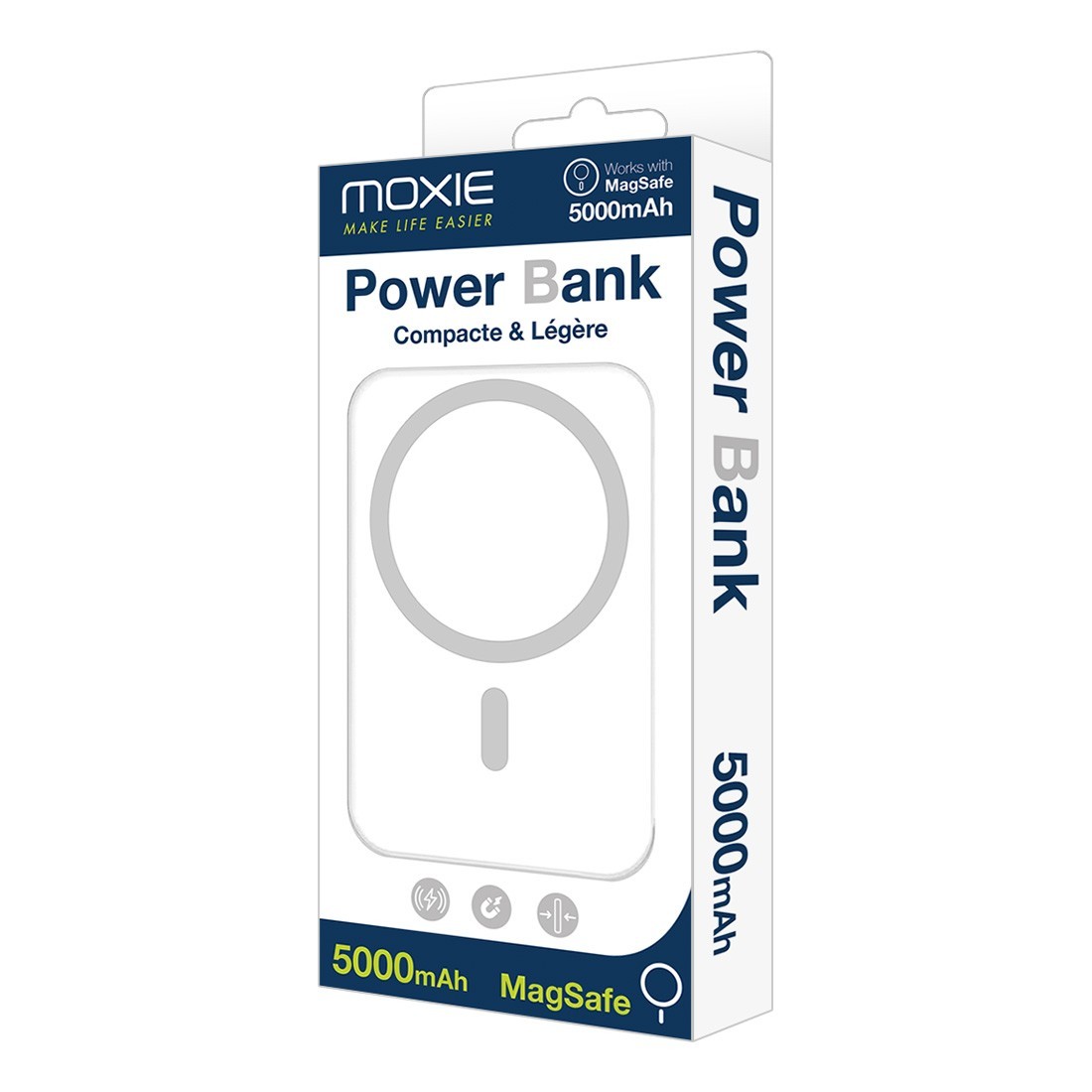 Batterie de secours MagSafe 5000mah charge rapide