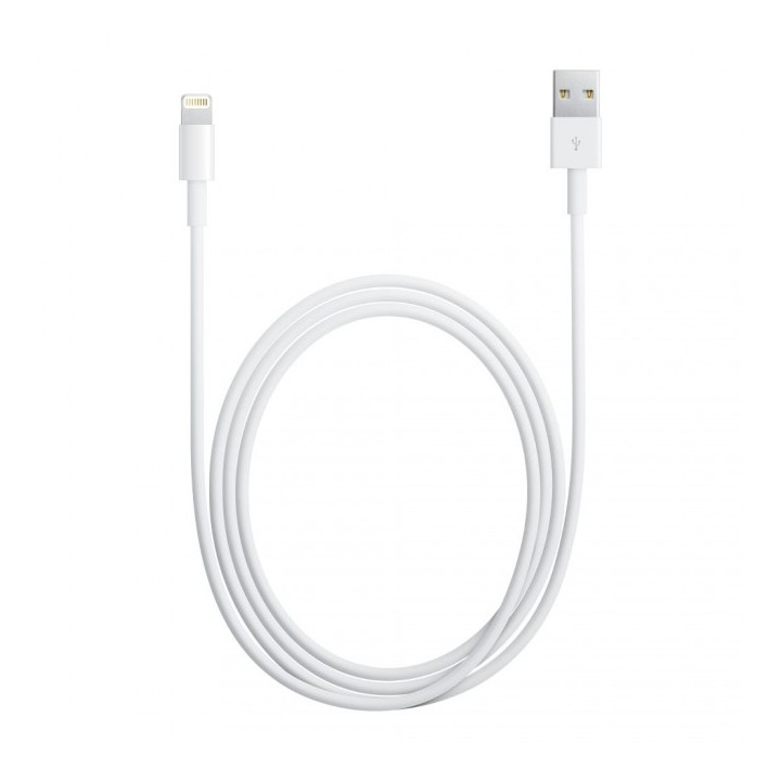 Câble data Moxie Blanc lightning 2 mètres sous packaging