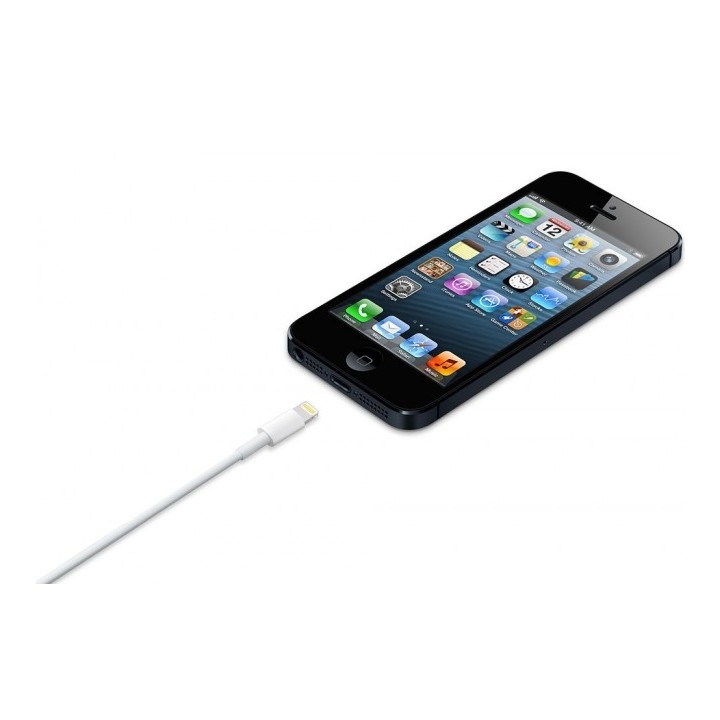 Câble data Moxie Blanc lightning 2 mètres sous packaging