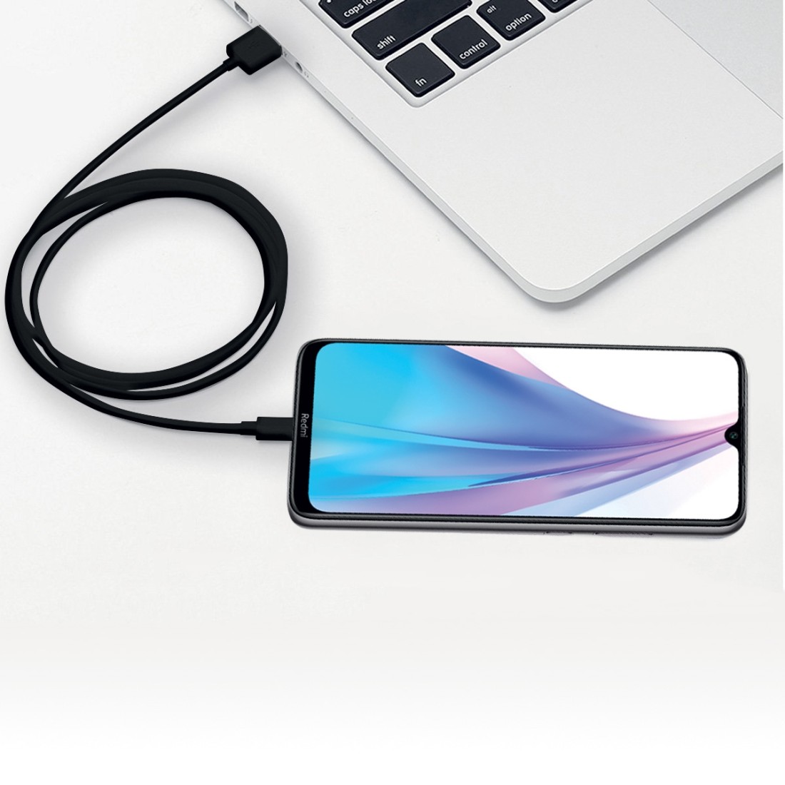 Câble data Moxie Fast charge Micro USB 2m - Noir