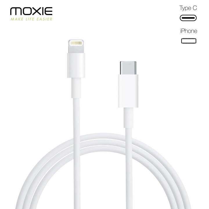 Câble de charge Moxie Type C vers lightning compatible Fast Charge