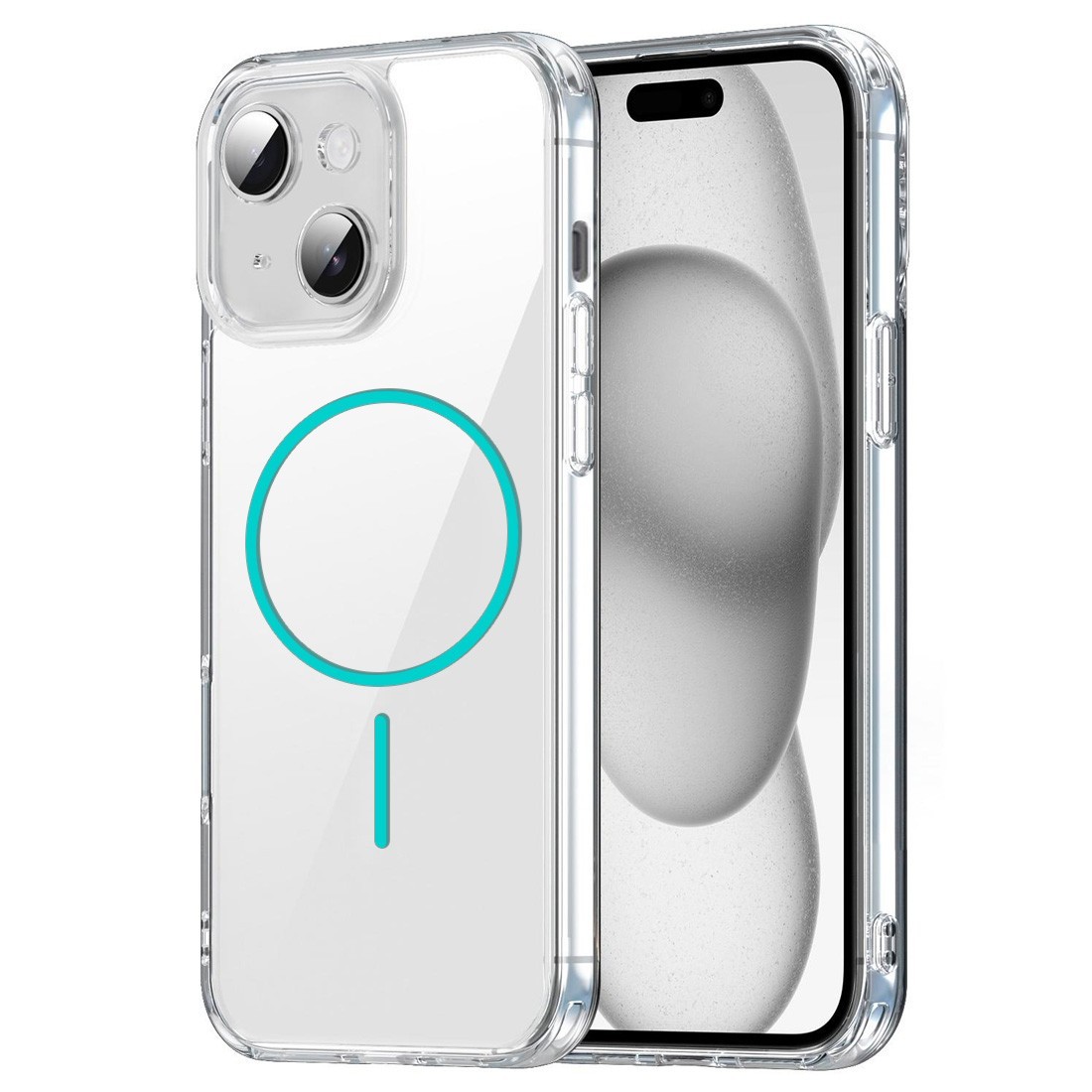Coque de protection renforcée transparente magsafe pour iPhone