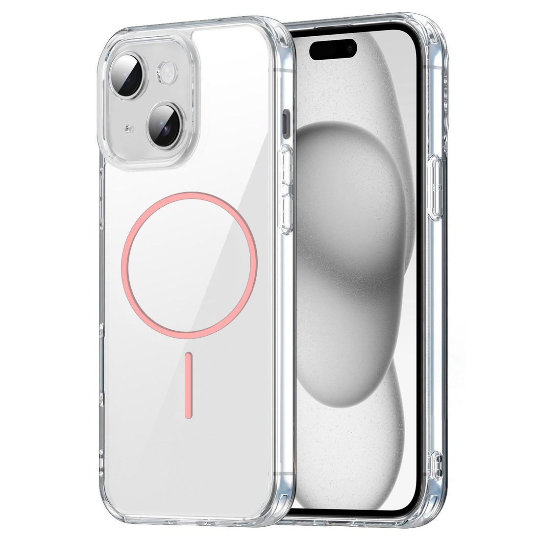 Coque de protection renforcée transparente magsafe pour iPhone