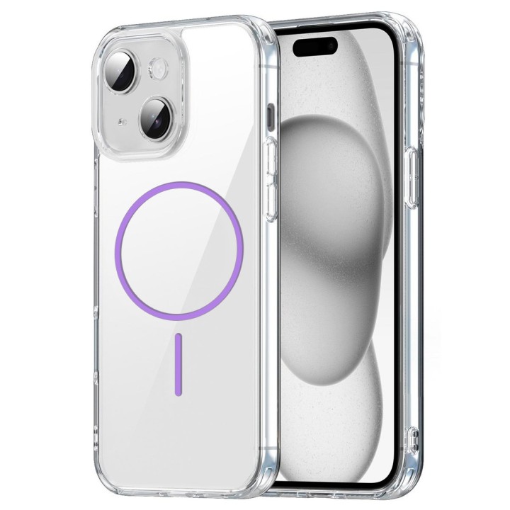 Coque de protection renforcée transparente magsafe pour iPhone