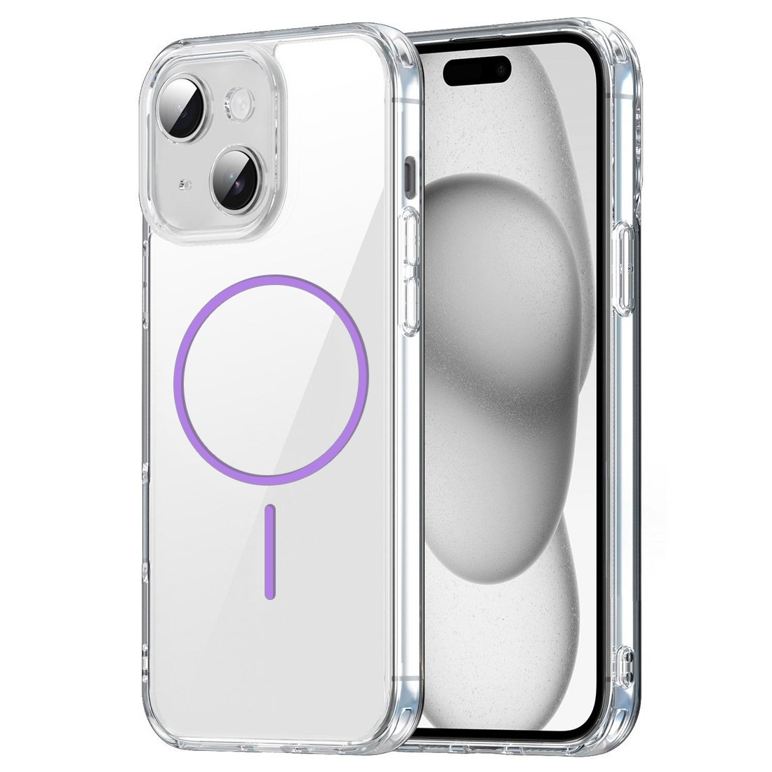 Coque de protection renforcée transparente magsafe pour iPhone