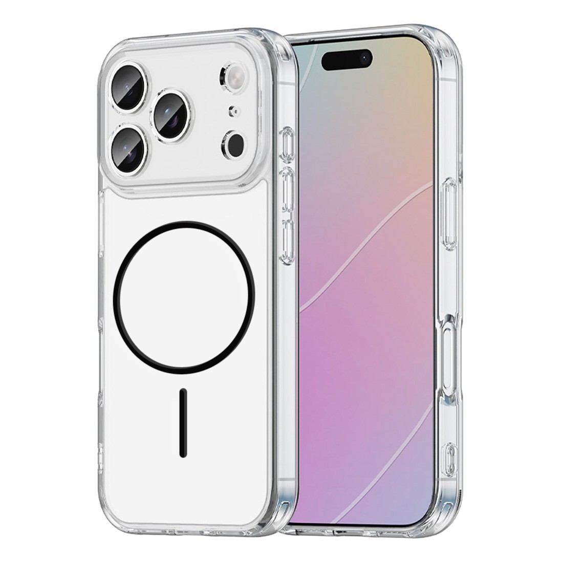 Coque de protection renforcée transparente magsafe pour iPhone
