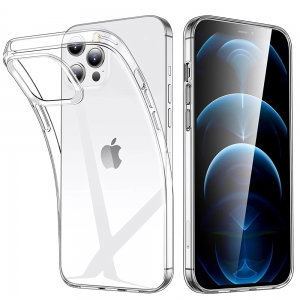 Coque Apple iPhone 14 6.1" en TPU souple - Transparent