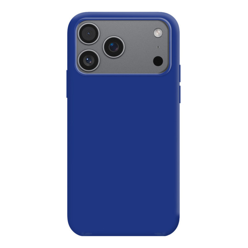 Coque Silicone Moxie BeFluo Fine et Légère pour iPhone - Bleu electrique