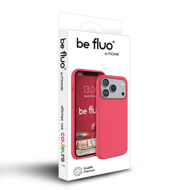 Coque Silicone Moxie BeFluo Fine et Légère pour iPhone - Fruit du dragon