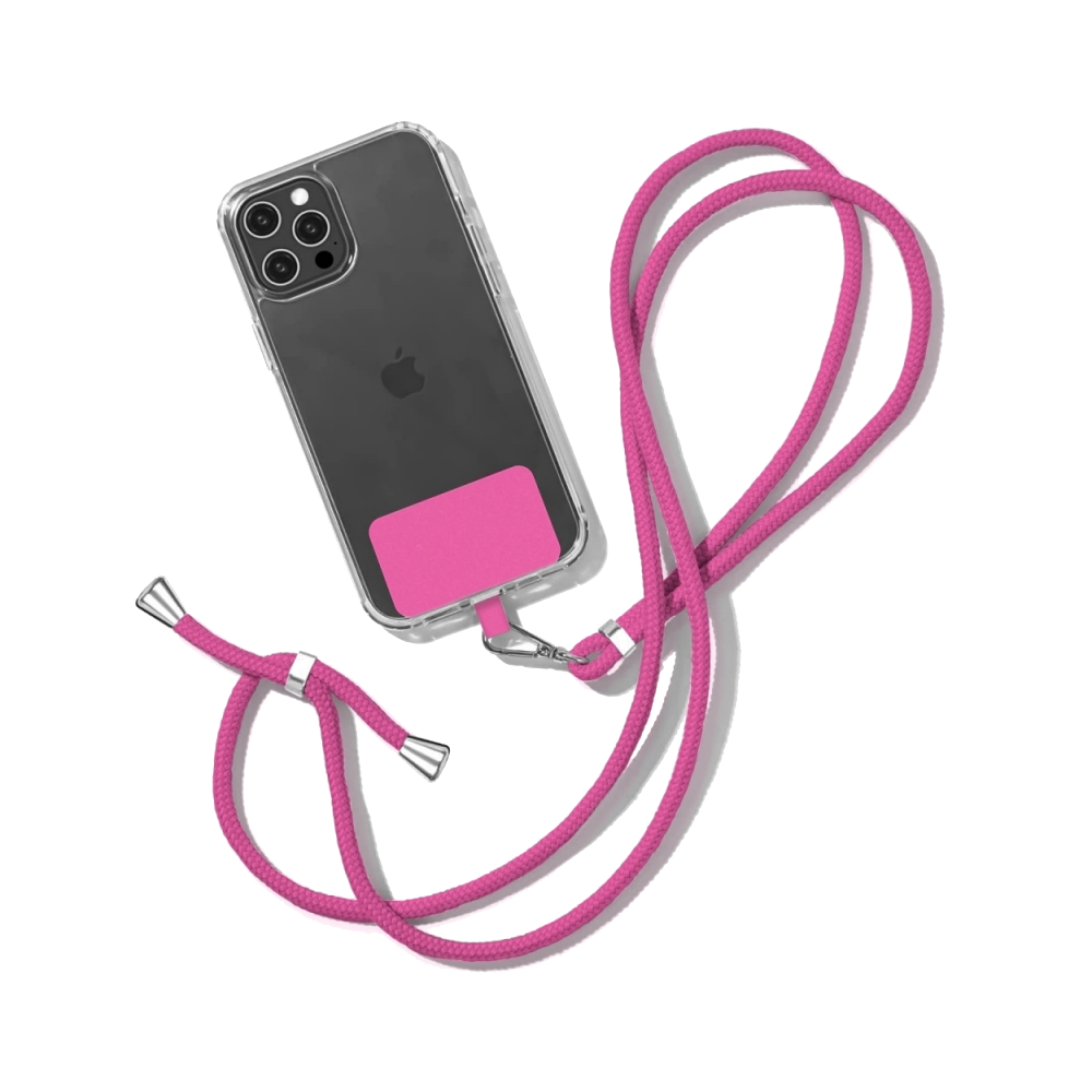 Tour de cou universel pour smartphone - Rose