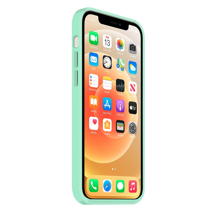 Coque Silicone Moxie BeFluo Fine et Légère pour iPhone - Menthe poivrée