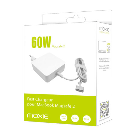 Chargeur Compatible Macbook connectique MagSafe 2  - puissance 60W