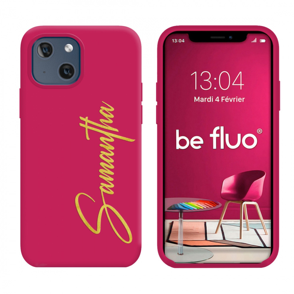 Coque Silicone framboise personnalisée - serie Lula