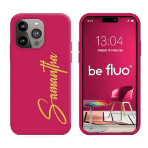 Coque Silicone framboise personnalisée - serie Lula