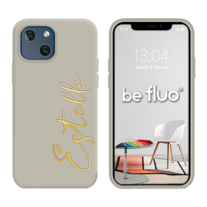 Coque Silicone Gris Nardo personnalisée - serie Lula