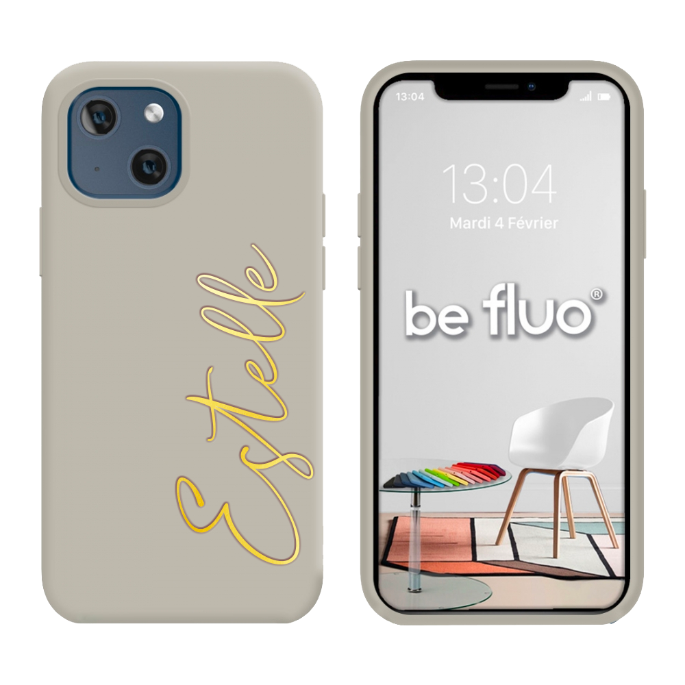 Coque Silicone Gris Nardo personnalisée - serie Lula