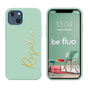 Coque Silicone Menthe personnalisée - serie Lula