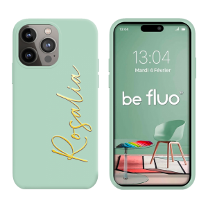 Coque Silicone Menthe personnalisée - serie Lula