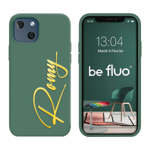 Coque Silicone Pin Vert personnalisée - serie Lula