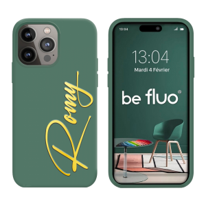 Coque Silicone Pin Vert personnalisée - serie Lula