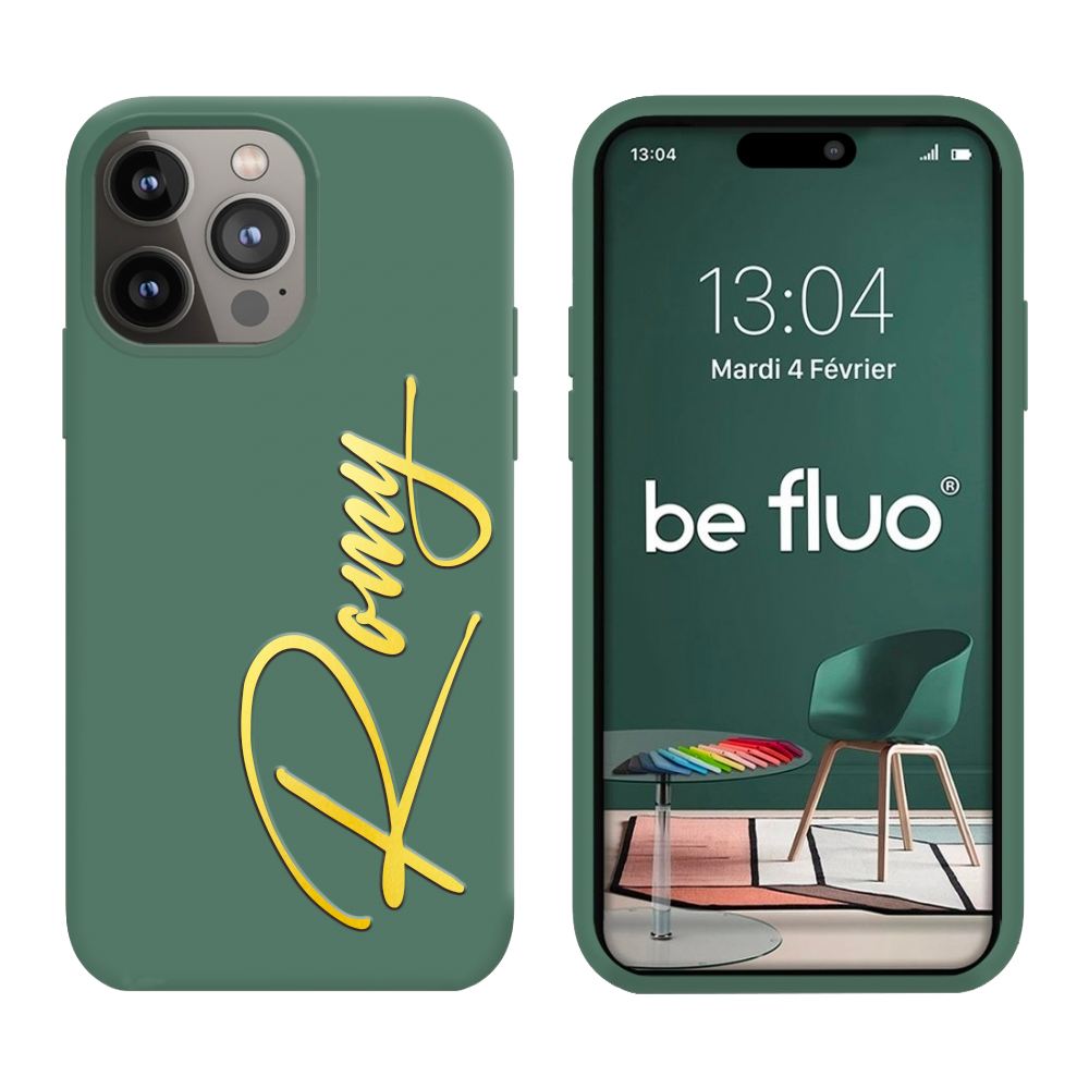 Coque Silicone Pin Vert personnalisée - serie Lula