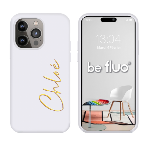 Coque Silicone Blanc personnalisée - serie Lula