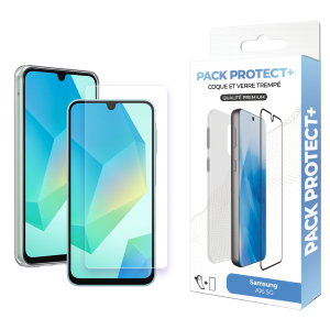 Pack de protection pour Samsung Galaxy A16 - Coque de protection + verre de protection