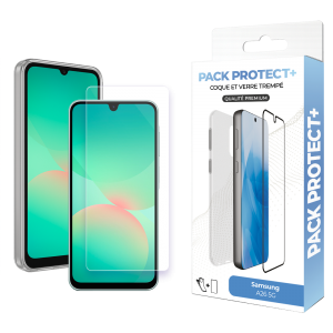 Pack de protection pour Samsung Galaxy A26 - Coque de protection + verre de protection