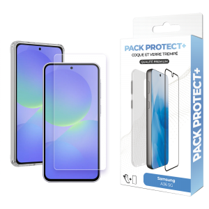 Pack de protection pour Samsung Galaxy A36 - Coque de protection + verre de protection