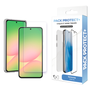 Pack de protection pour Samsung Galaxy A56 - Coque de protection + verre de protection