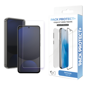 Pack de protection pour Samsung Galaxy S24FE- Coque de protection + verre de protection