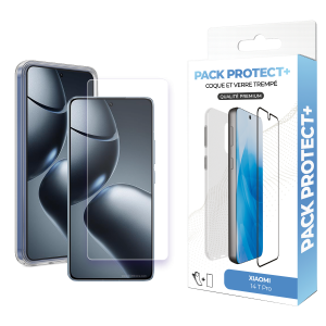 Pack de protection pour Xiaomi 14T - Coque de protection + verre de protection