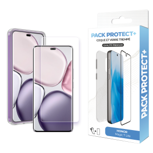 Pack de protection pour Honor Magic 7 Lite - Coque de protection + verre de protection