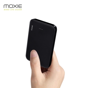 Powerbank PowerSlim 5000mAh, MOXIE 2 USB - Micro USB - Noir