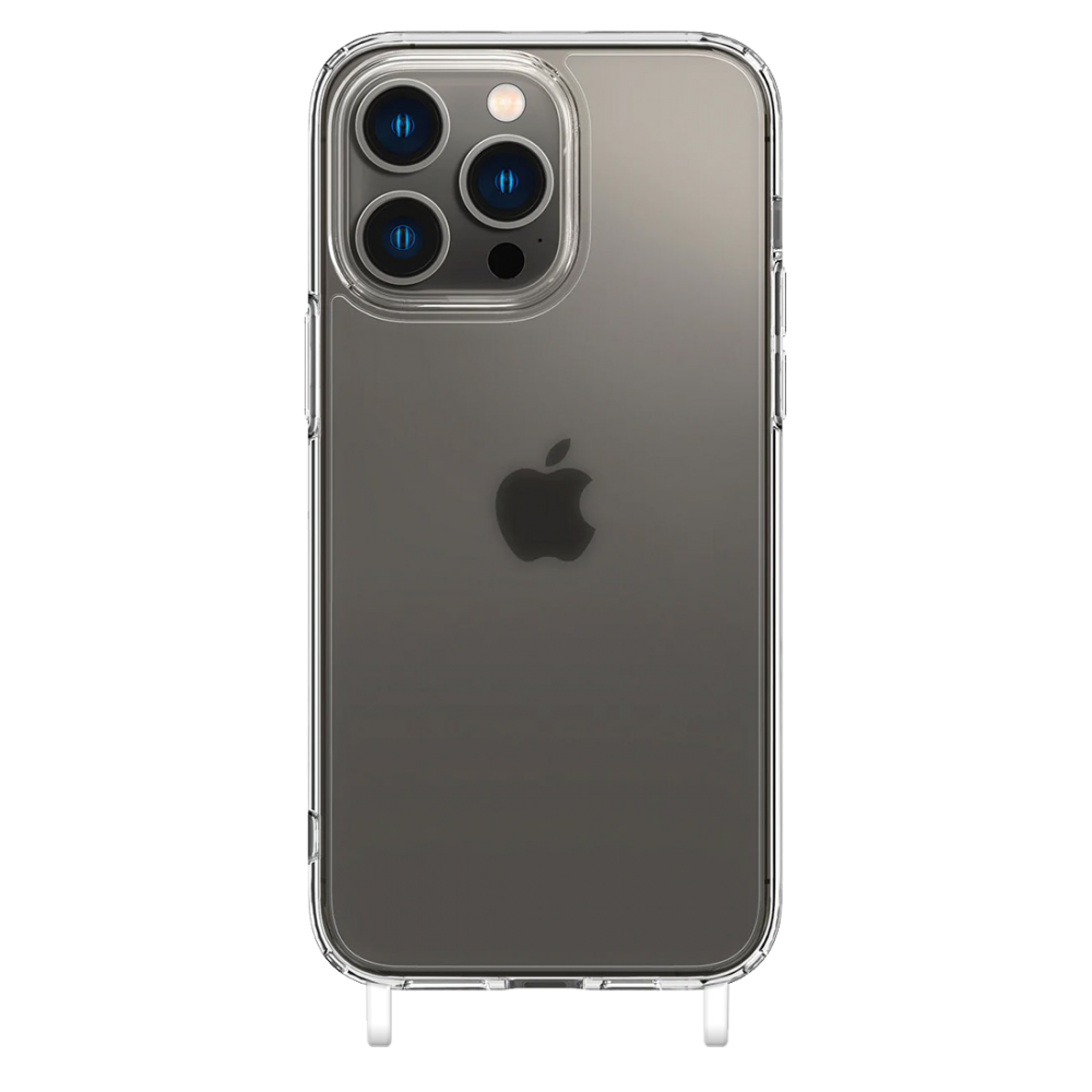 Coque renforcée transparente Skinmoove avec anneau pour iphone